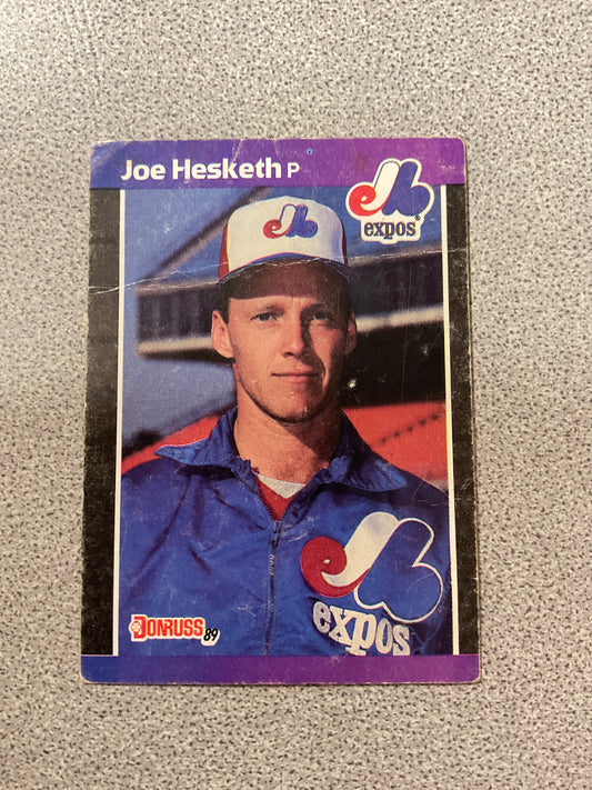 Baseball Card Joe Hesketh