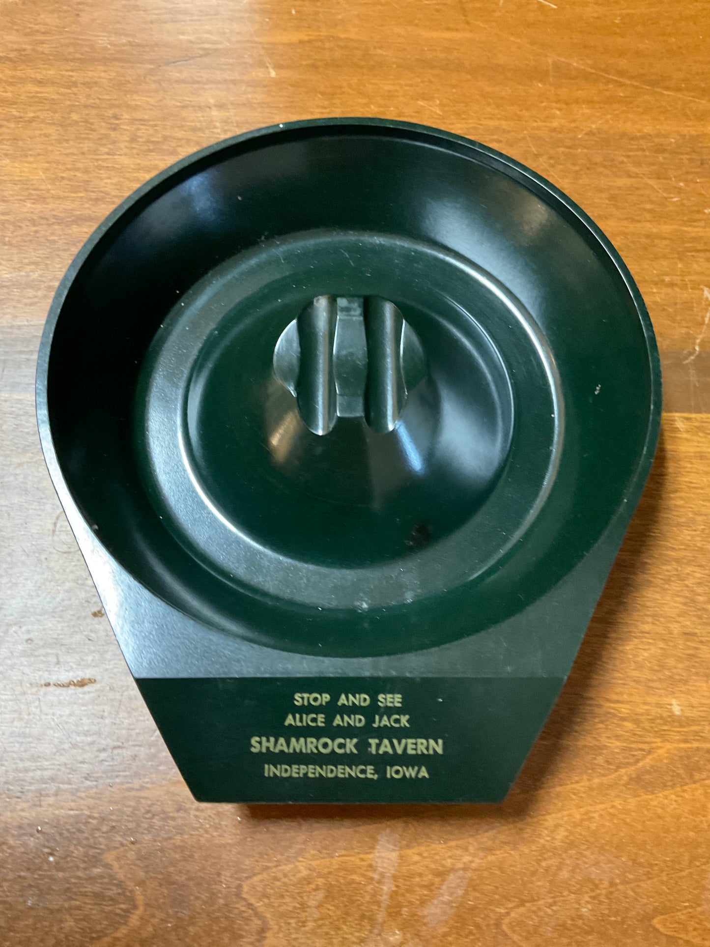Vtg Shamrock Ash Tray Independence Iowa
