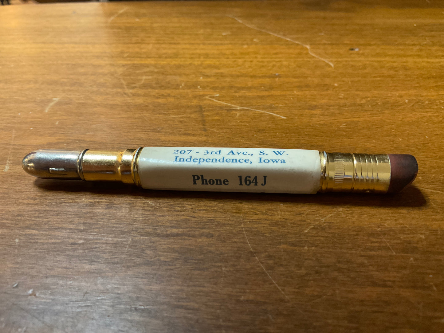 Vtg W.E. Schutte Pioneer Seed Pencil