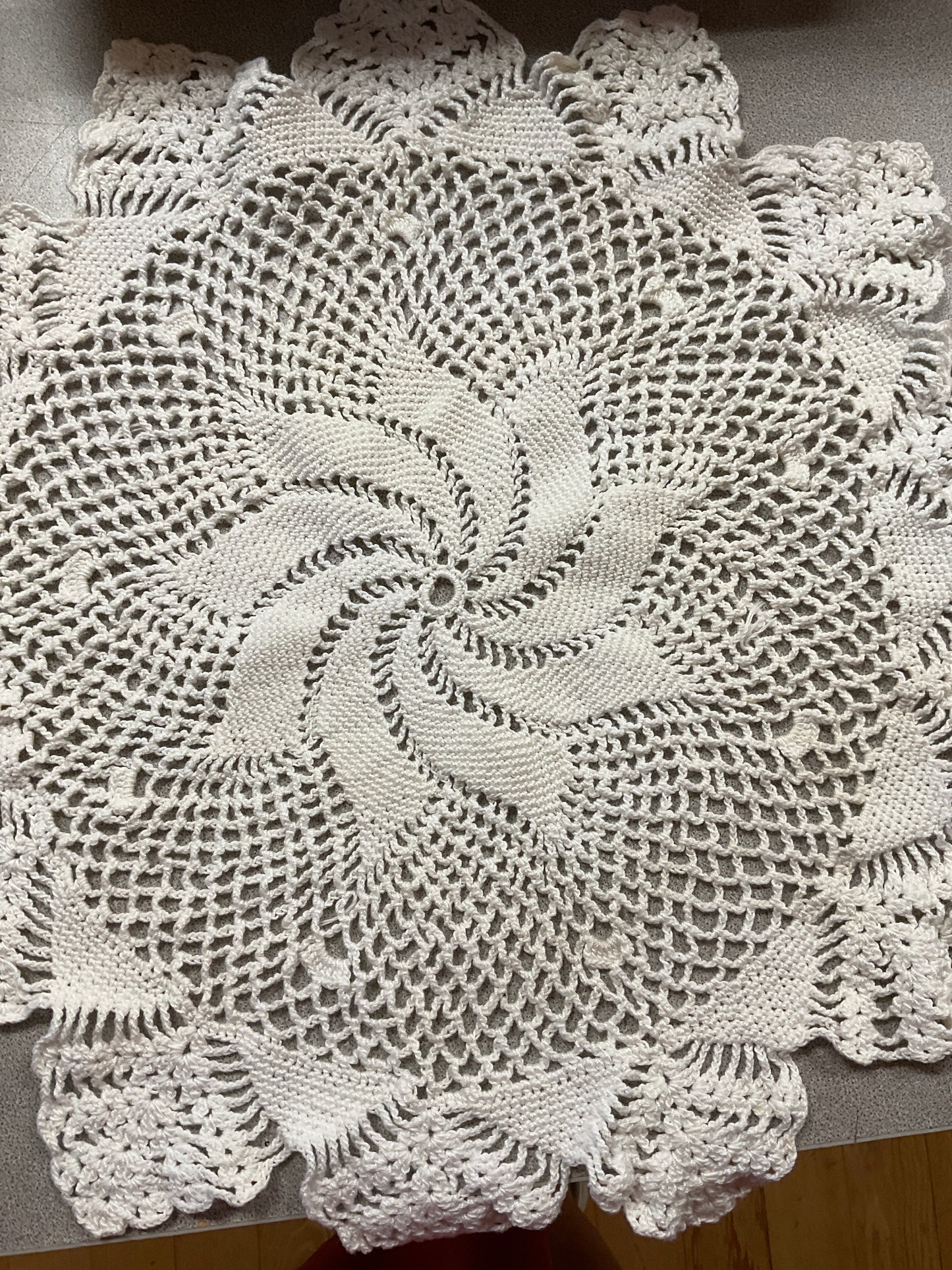 Crocheted Doily 18”