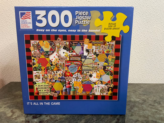 300 Large Piece Games Puzzle