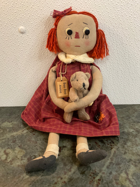 BOO BOO ANNIE Doll with Bear