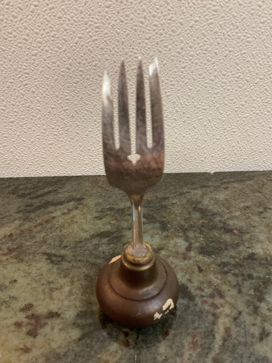 Upcycled Fork/Door Knob Card Holder