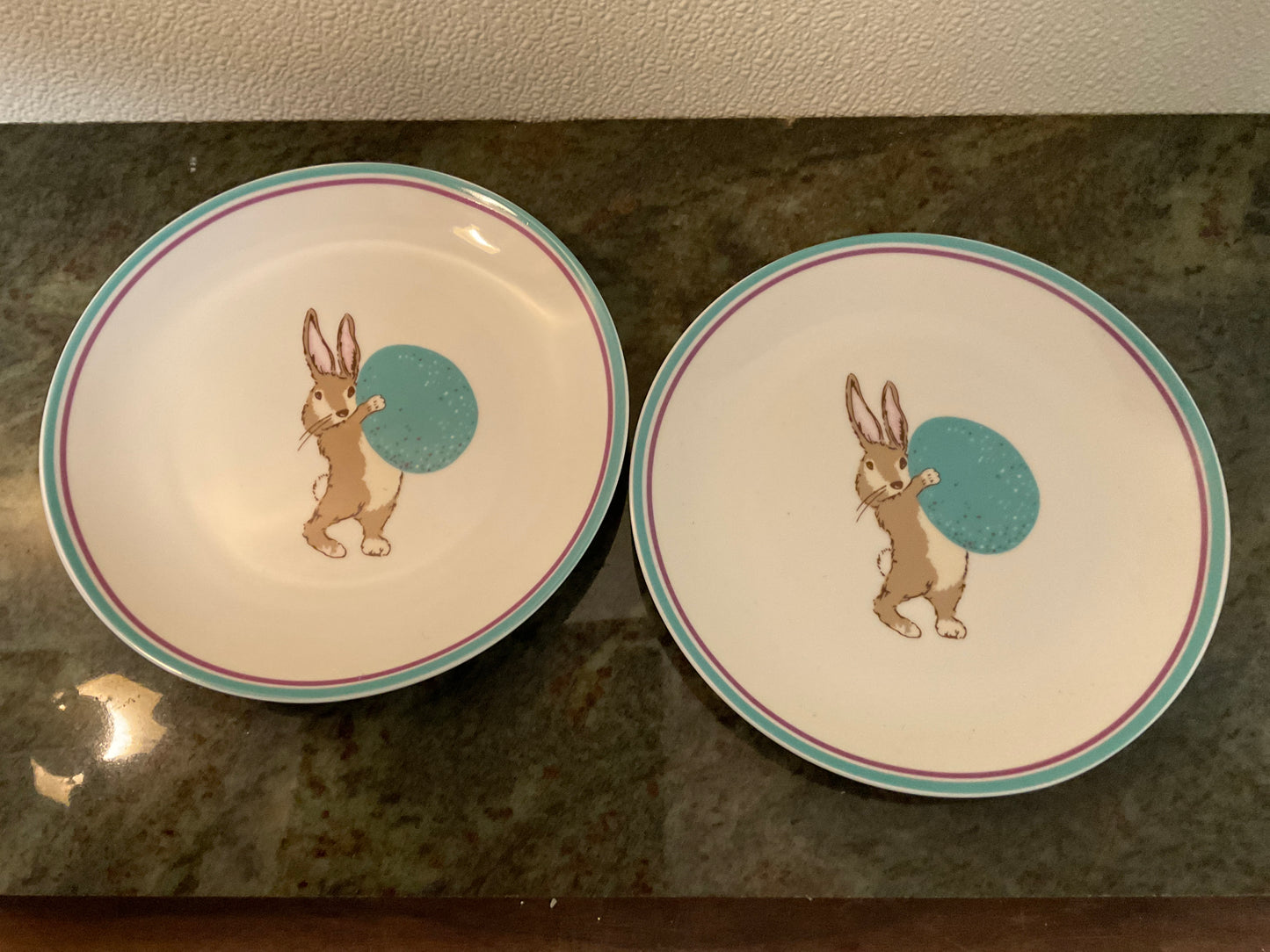 World Market Easter Bunny Dining Set - Blue