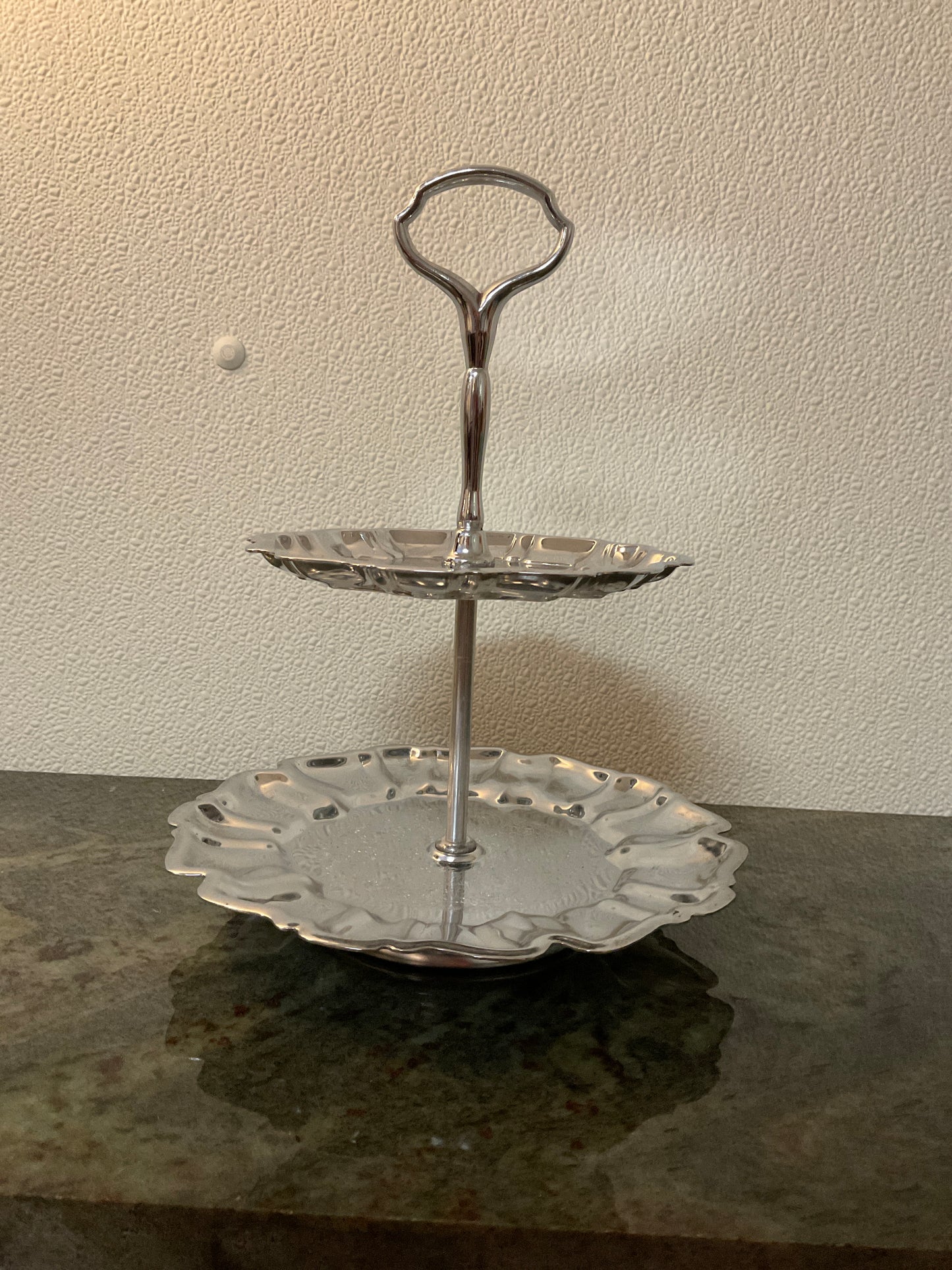 Vintage Hellerware Two Tier Tid Bit Tray