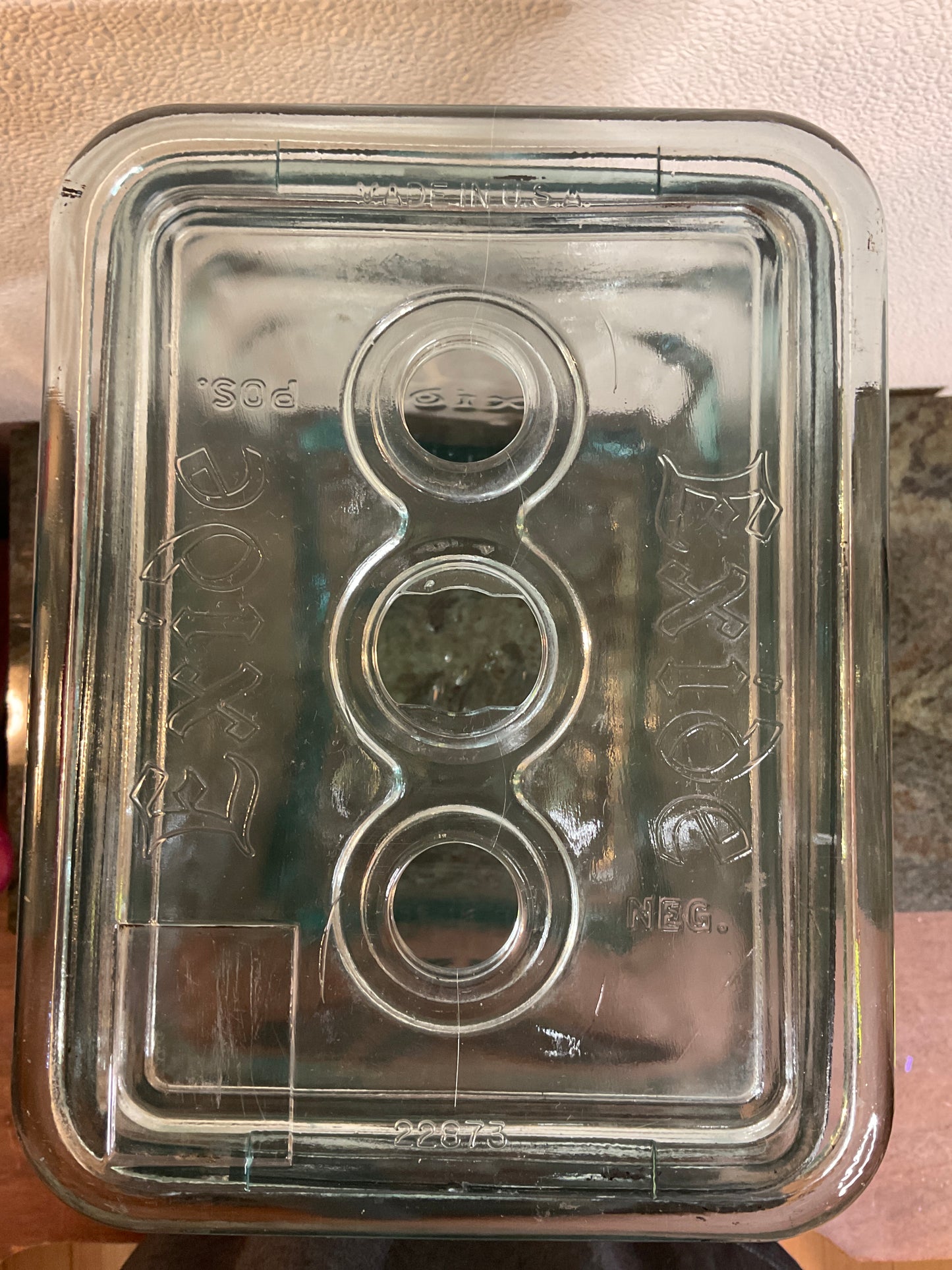 Exide Glass Empty Battery