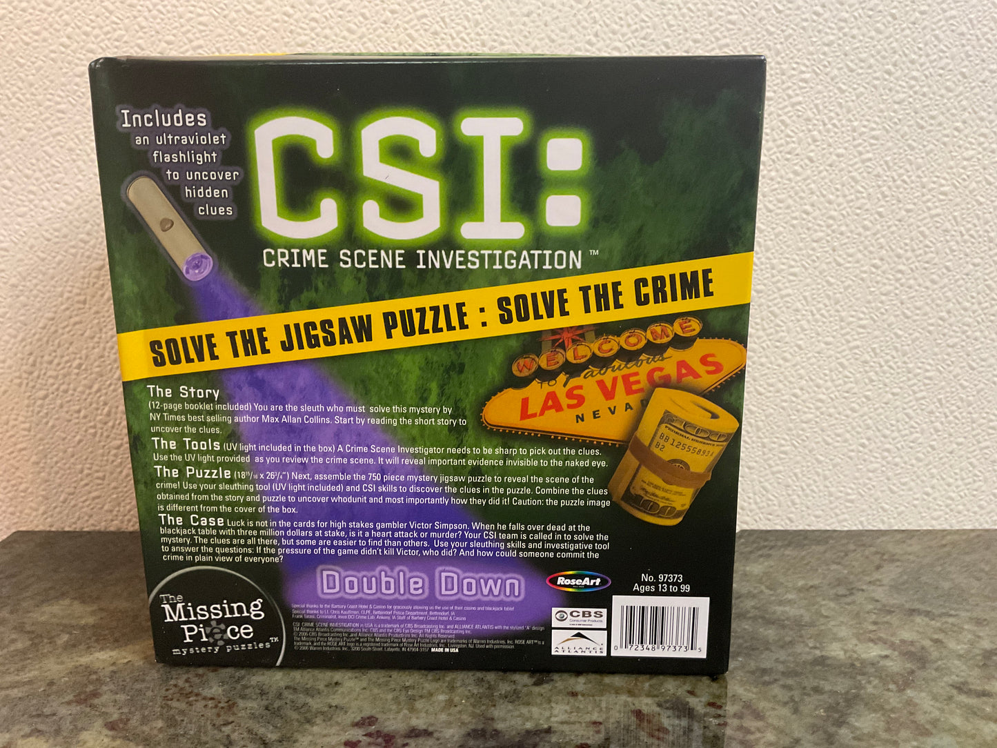 CSI 750 Piece Solve The Crime Puzzle