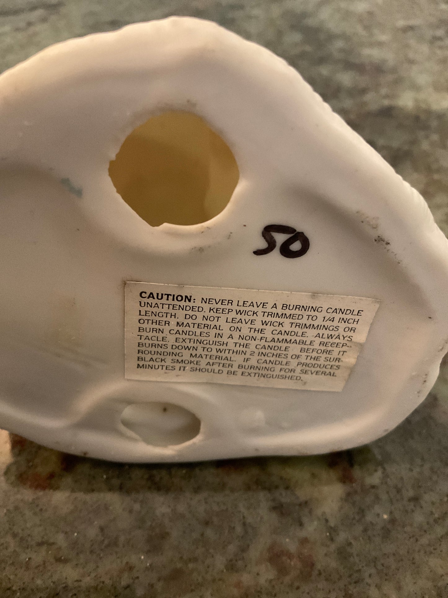 Ceramic Puppy Candle Holder