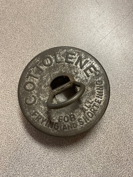 Vintage Cottolene Advertising Biscuit Cutter