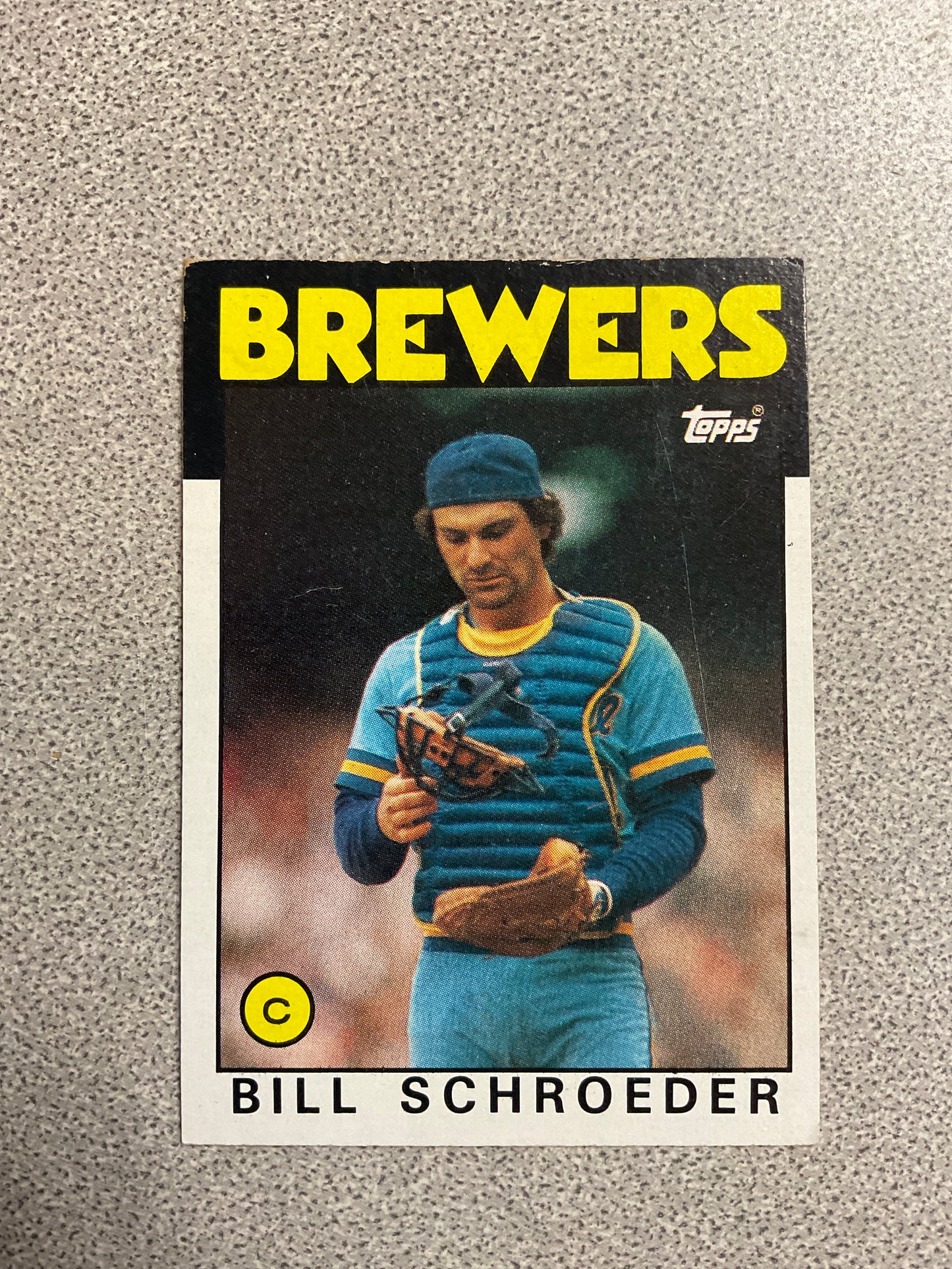 Baseball Card-Bill Schroeder