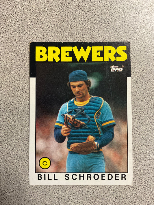 Baseball Card-Bill Schroeder