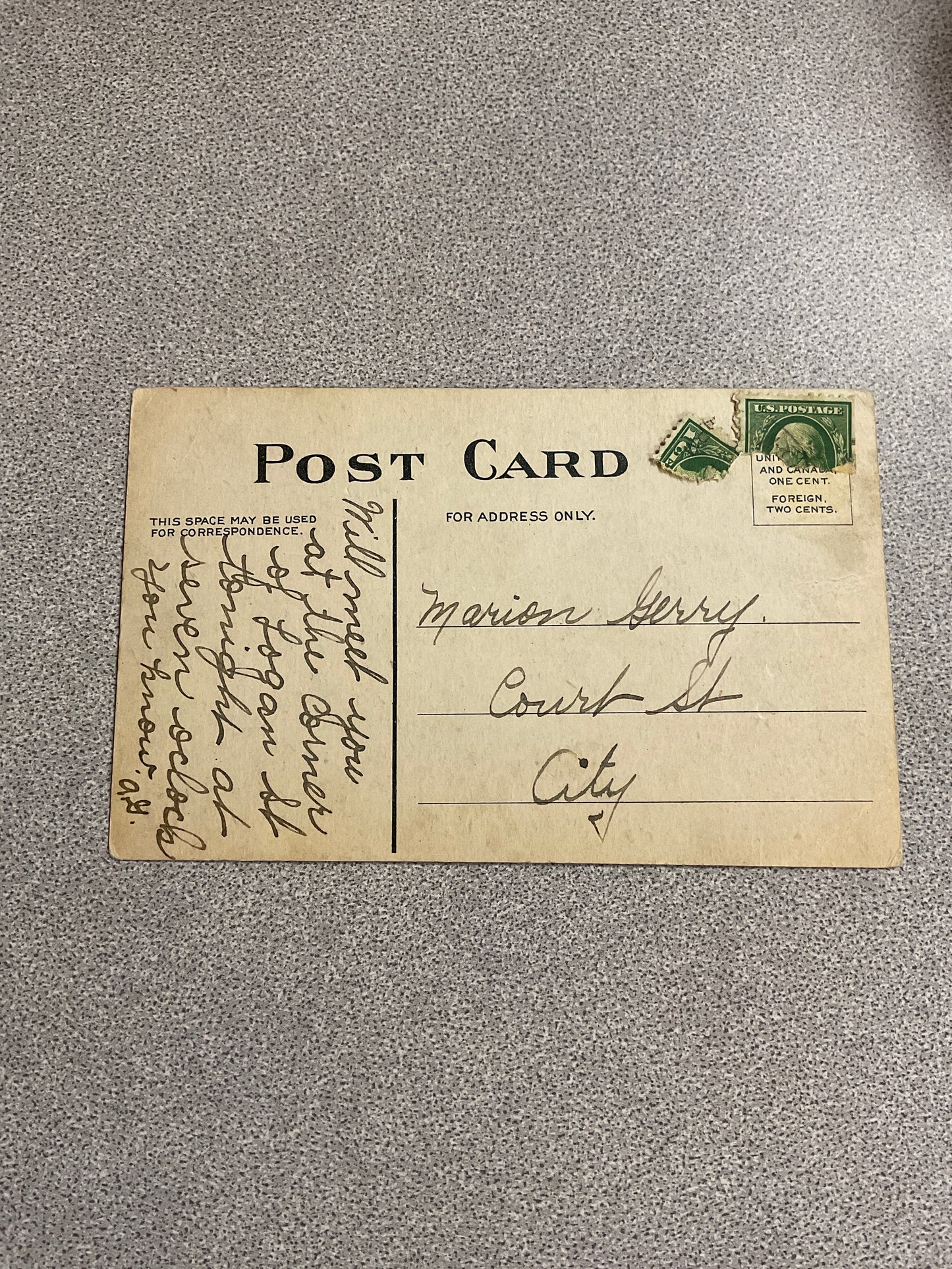 Vintage Postcard “I Had But Fifty Cents”