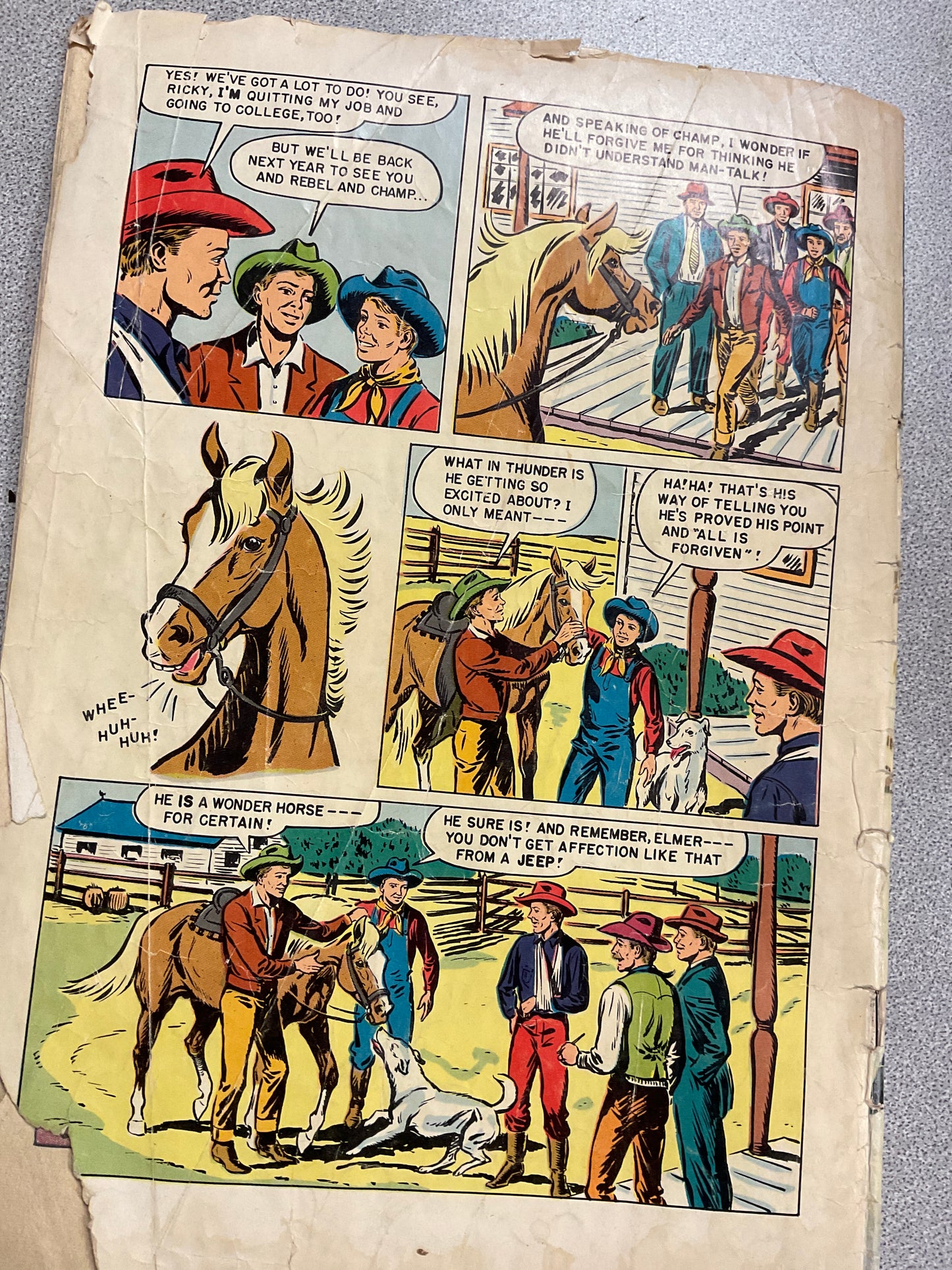 Comic Book Gene Autry’s Champion 1954