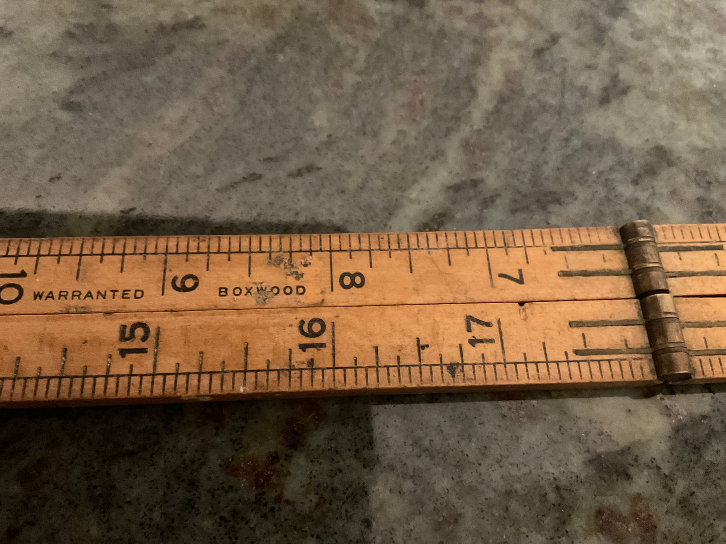 1900’s Stanley Boxwood 24” Folding Ruler