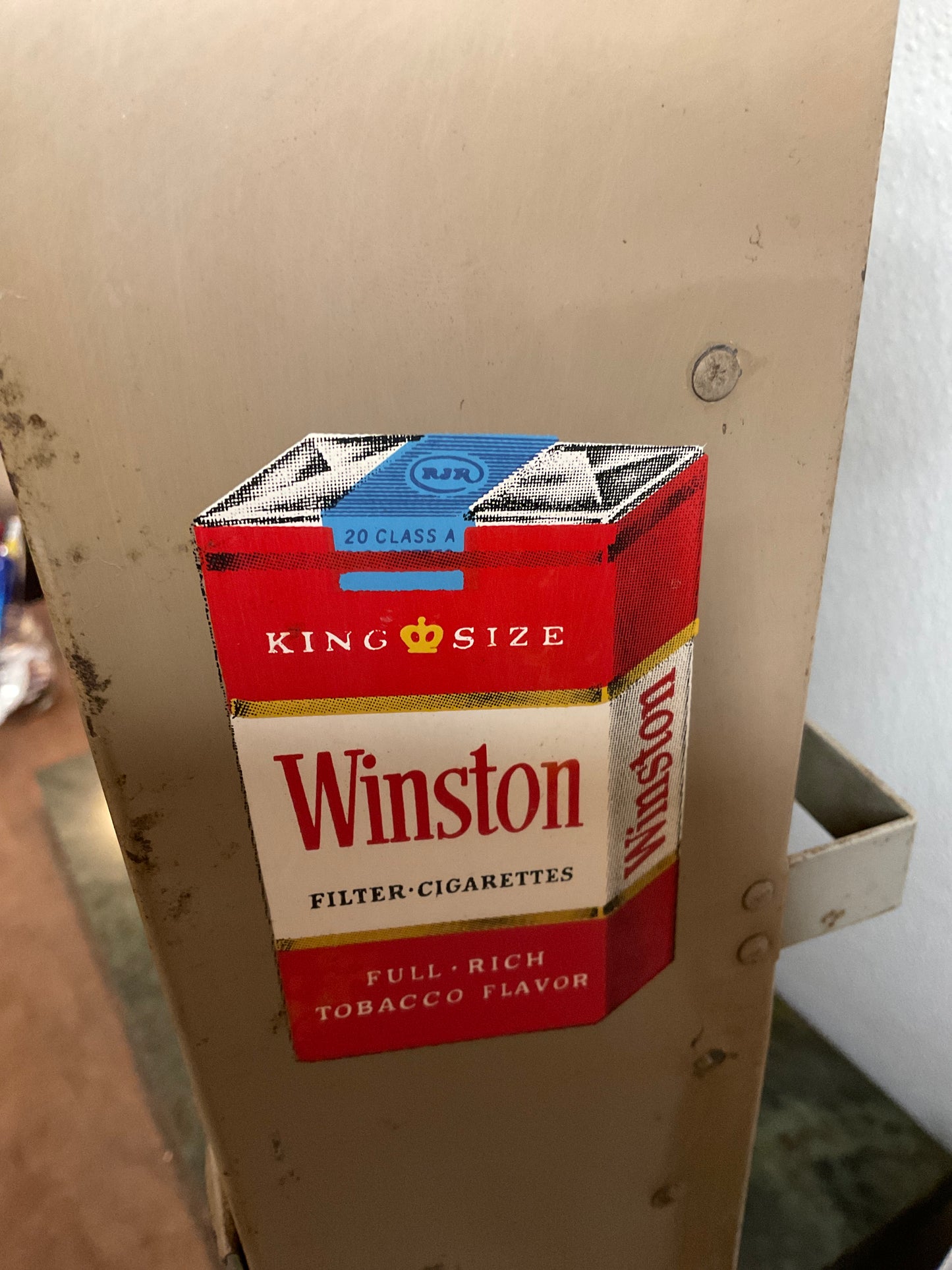 Vintage Cigarette Display Case