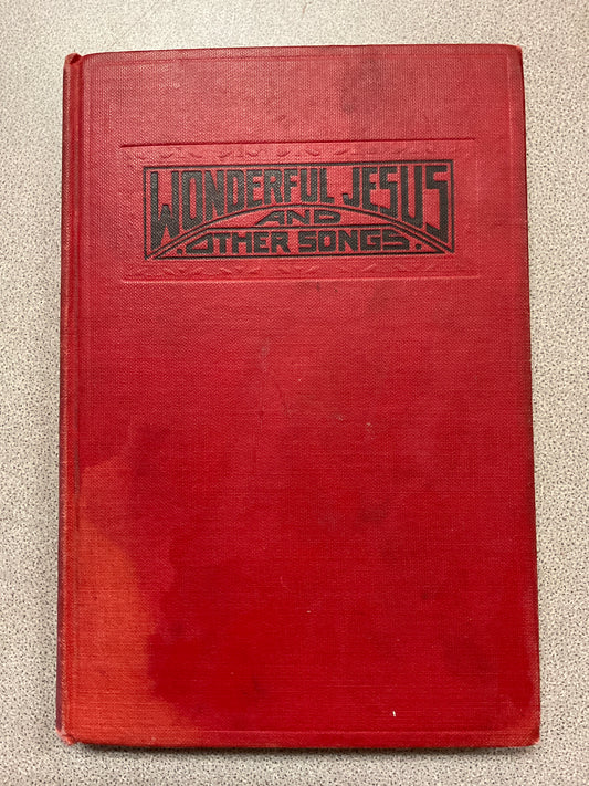 Book ‘Wonderful Jesus & Other Songs’ 1927