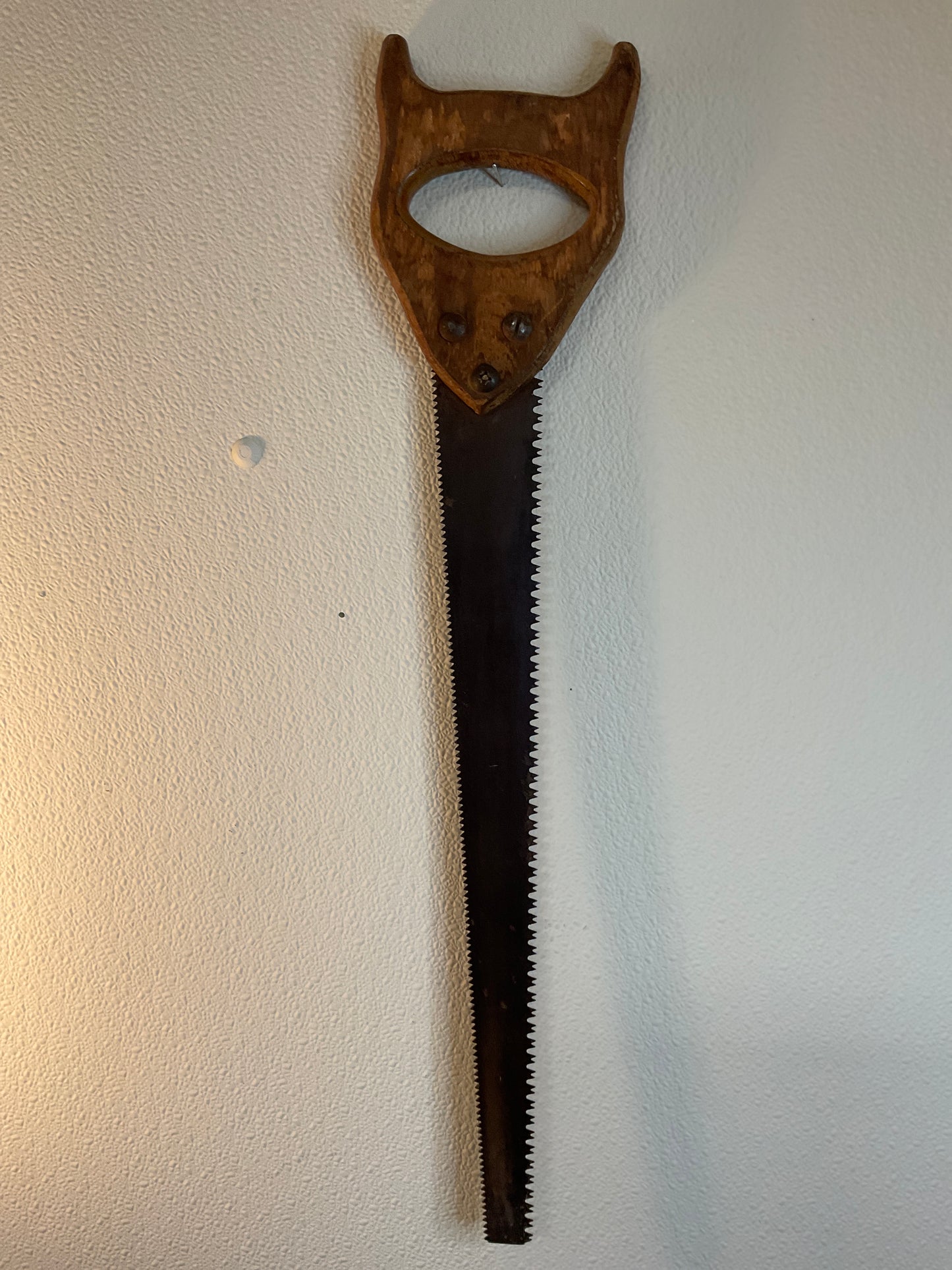 Vintage Double-Sided Hand Saw