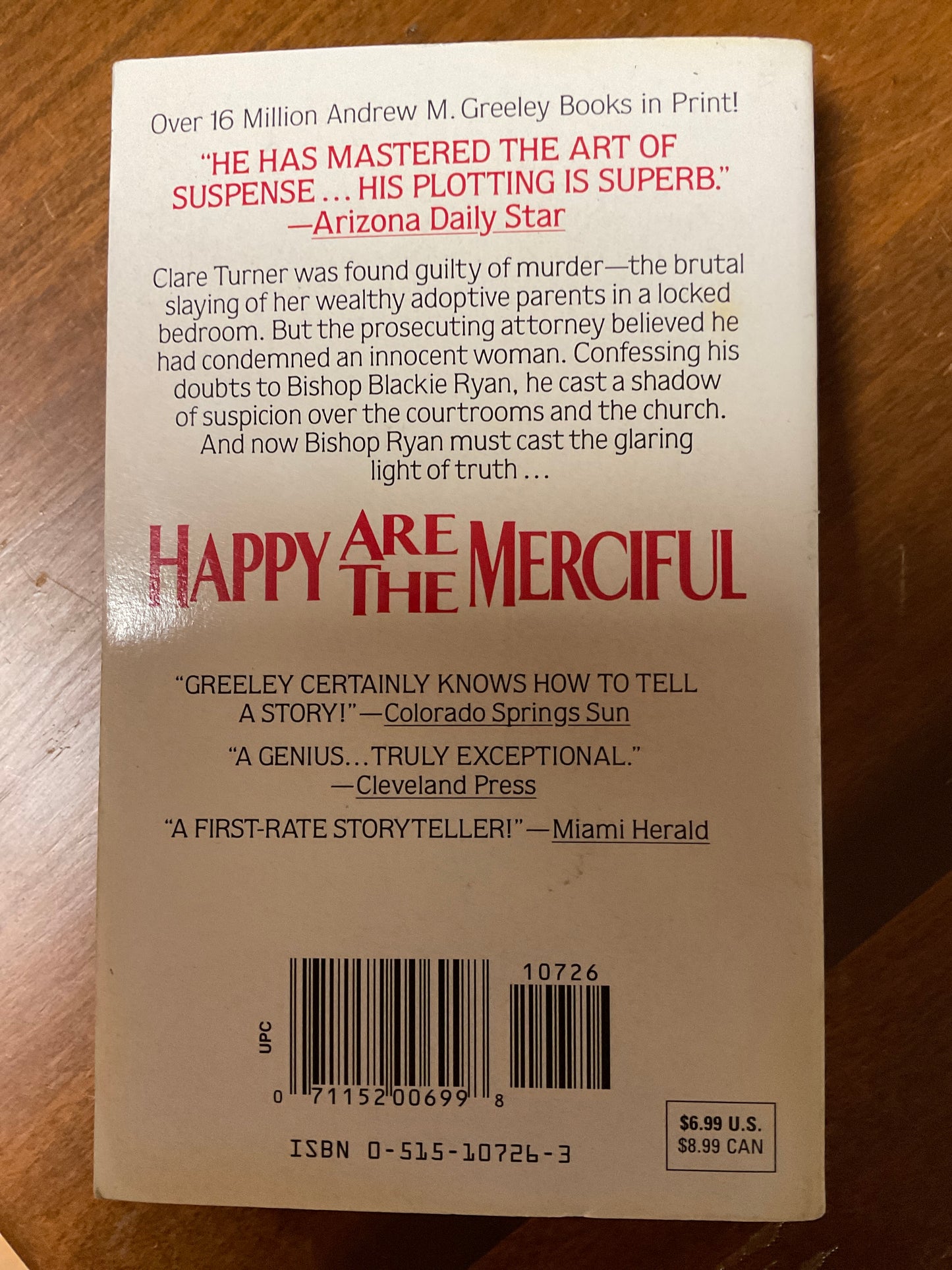 Book Happy Are The Merciful 1992