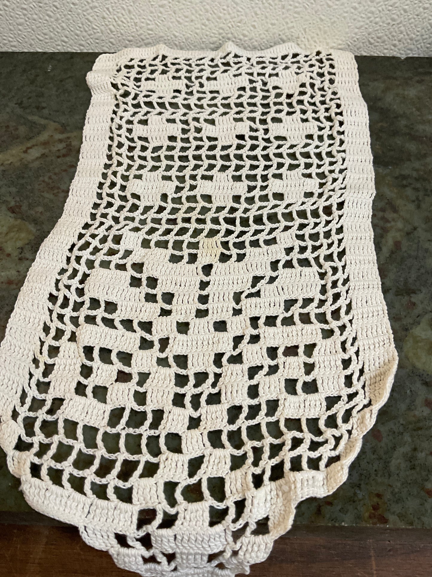 Vintage Hand Crocheted Doily