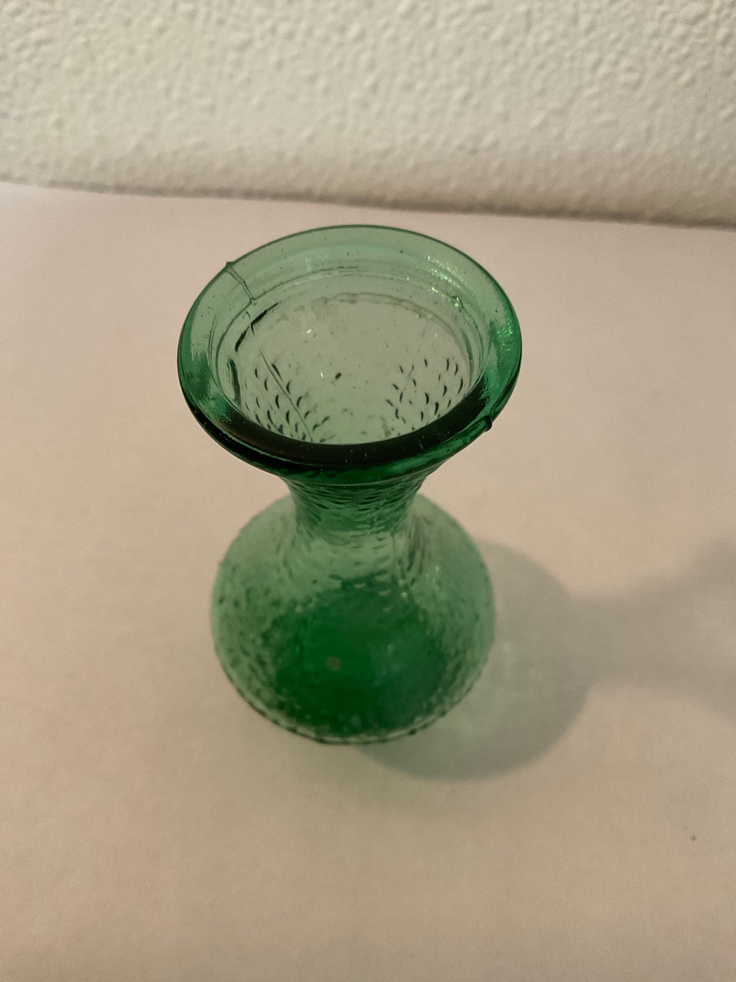 Small Green Glass Vase