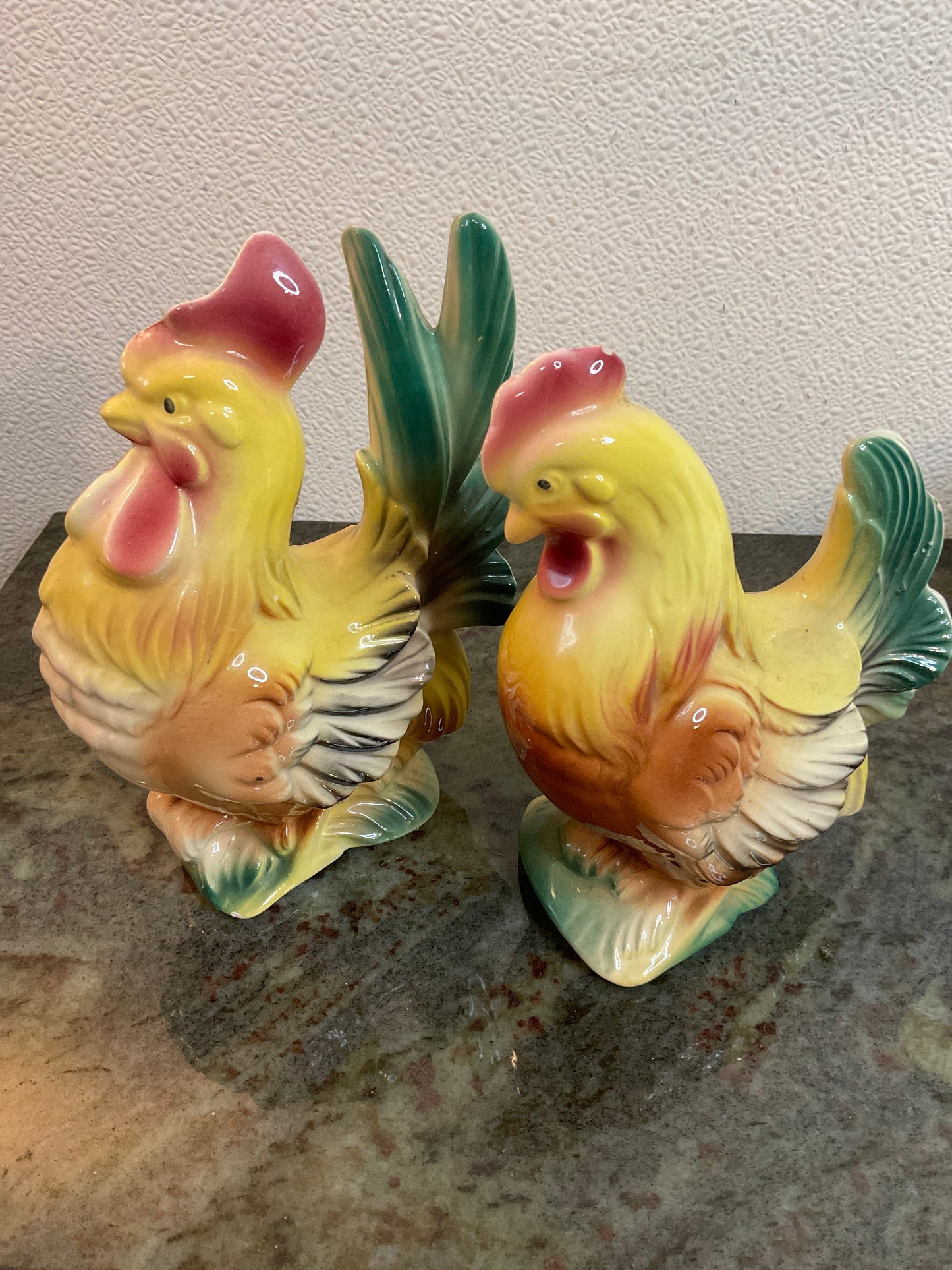 Roosters Royal Copley (set of two )