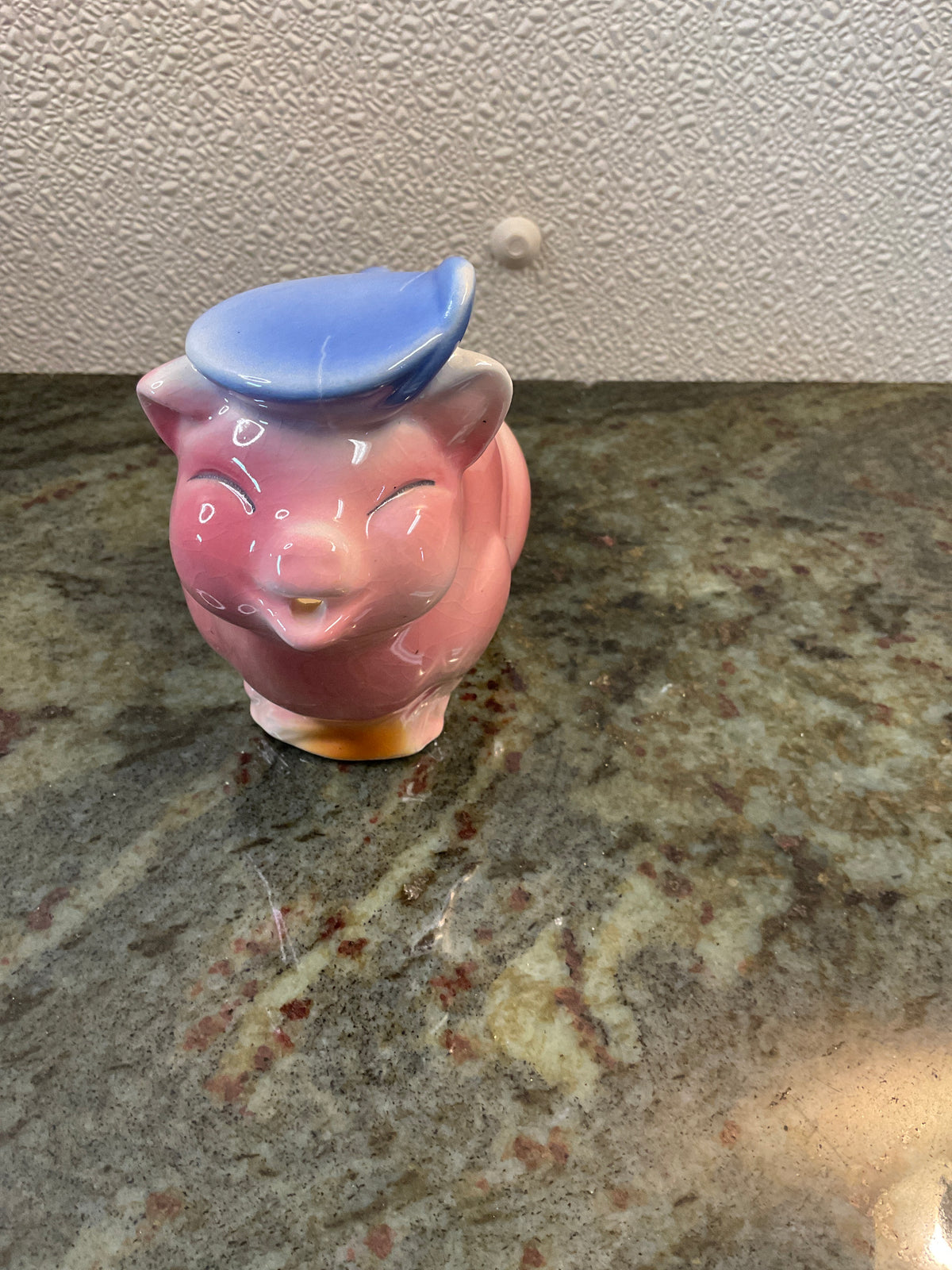 Vintage Spaulding Pig with Hat Creamer