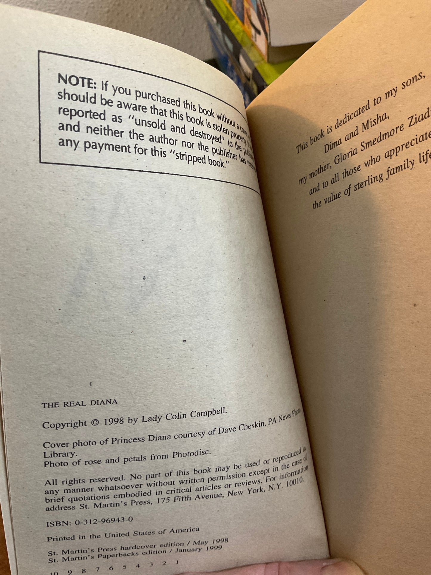 Book 1999 The Real Diana