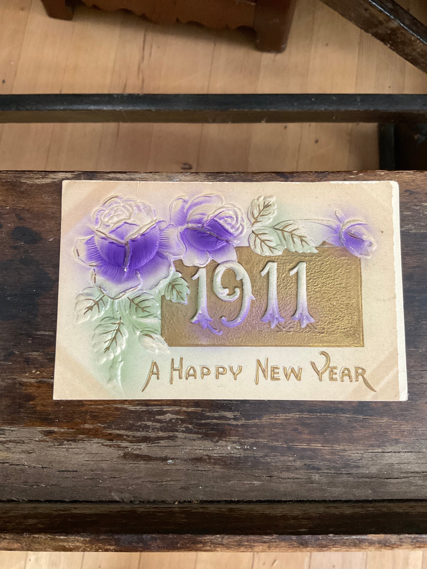 Antique Post Card- New Year