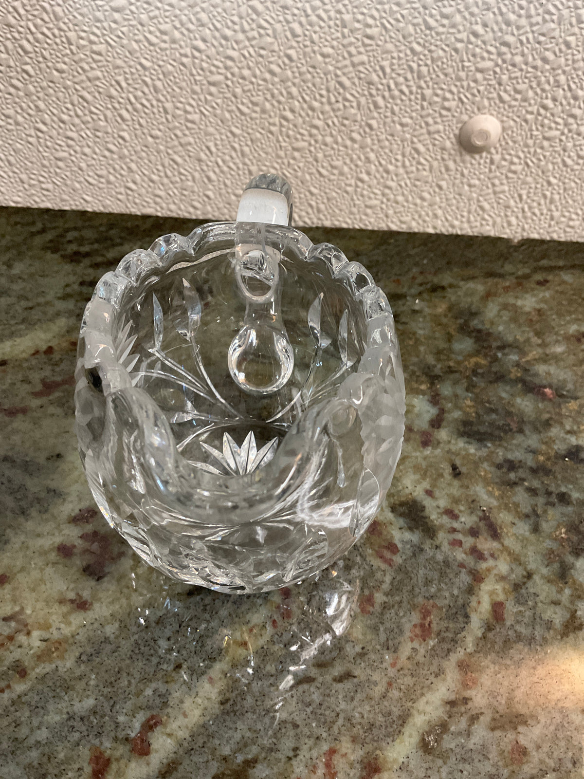 McKee Innovation Cut Glass Creamer