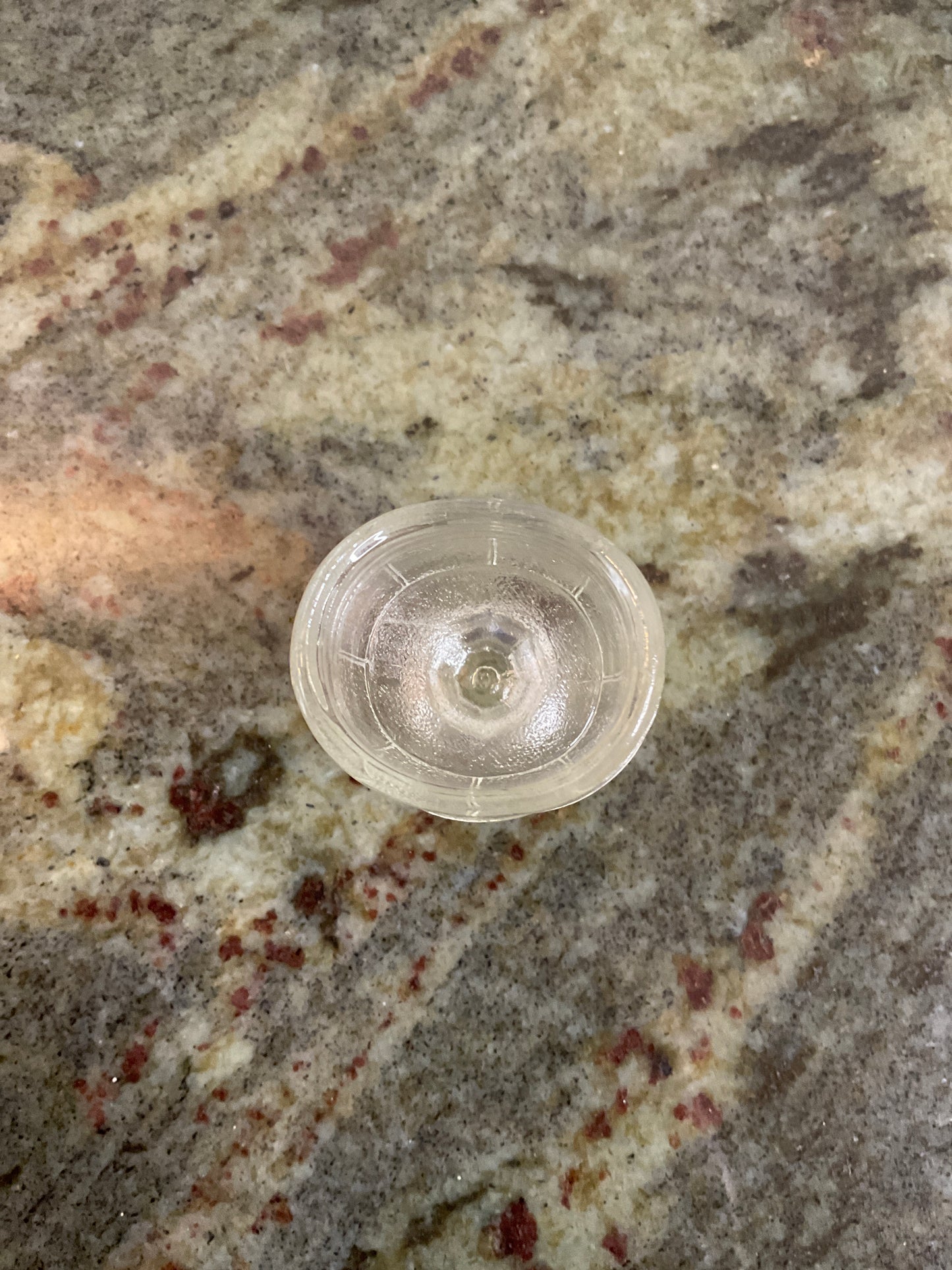 Vtg Clear Glass Medicine Eye Wash Cup