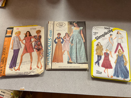 Bundle of 3 Sewing Patterns