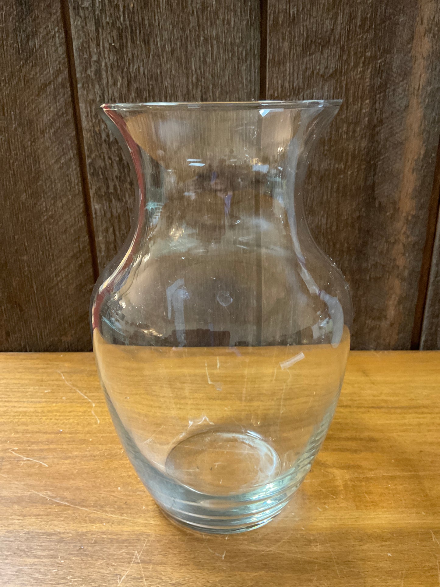 8” Clear Vase