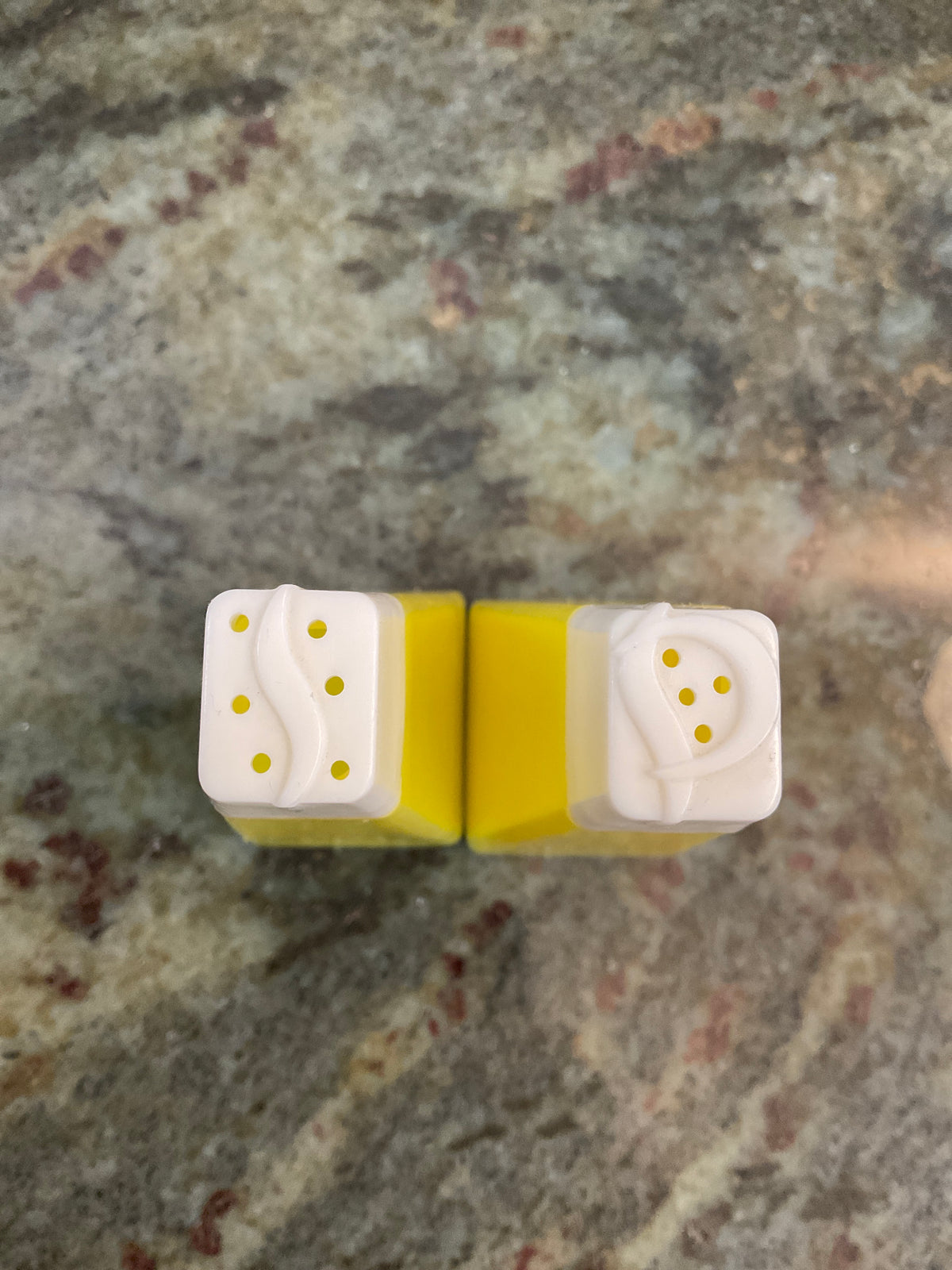 Vintage Plastic Salt & Pepper Shakers