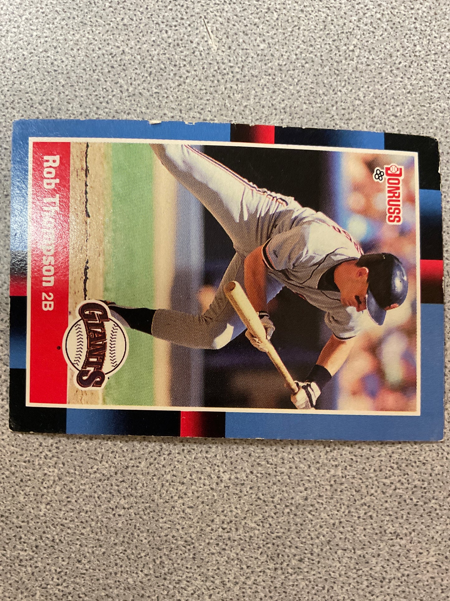 Baseball Card Rob Thompson