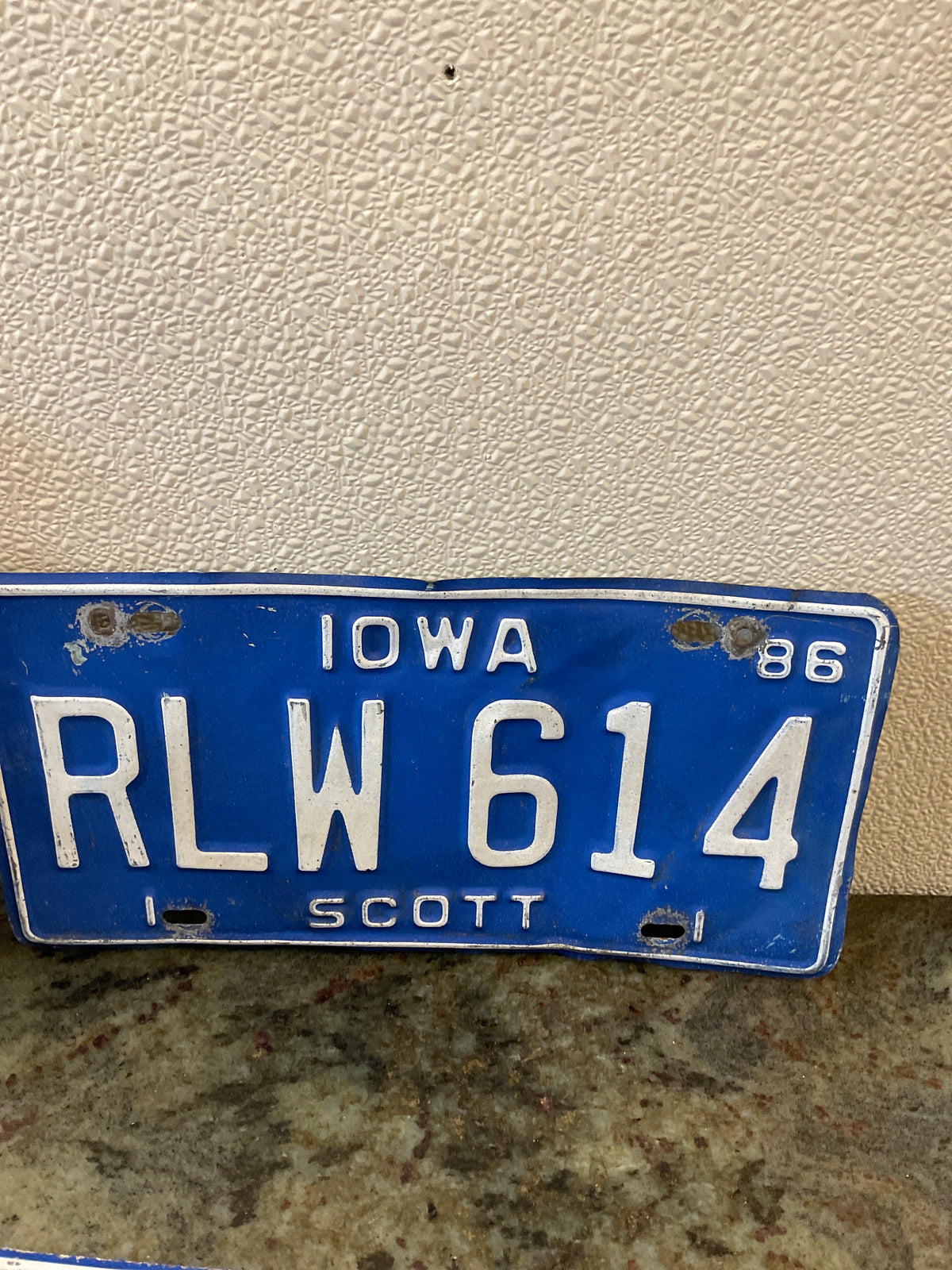 Vintage Scott County License Plates