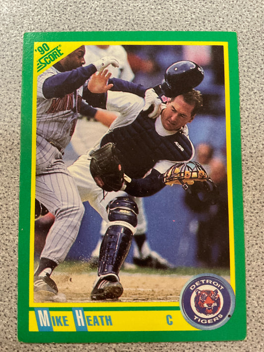 Baseball Card Mike Heath