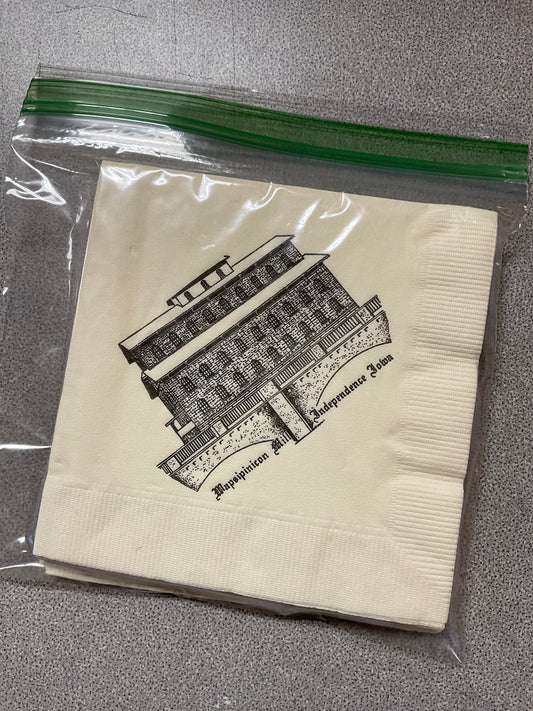 Wapsipinicon Mill Souvenir Cocktail Napkins