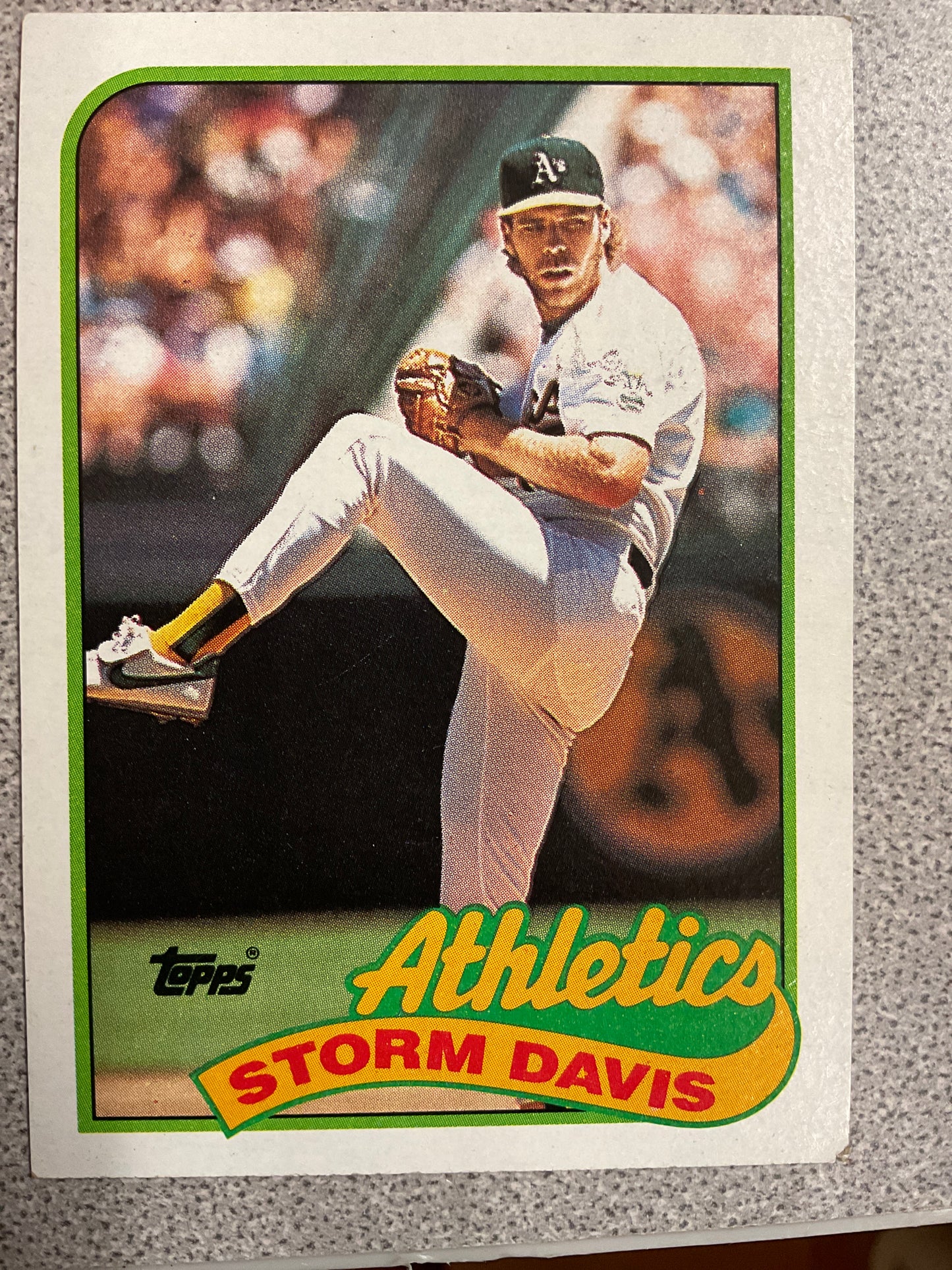 Baseball Card, Storm Davis
