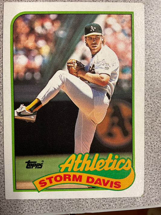 Baseball Card, Storm Davis
