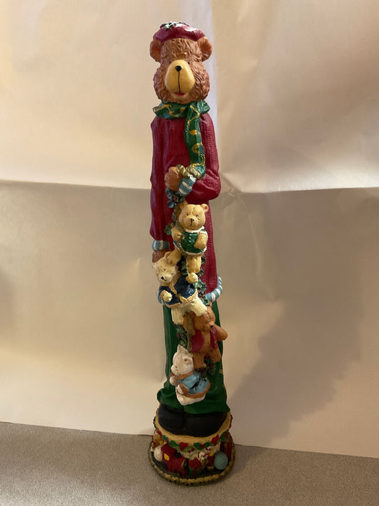 Bear holding Four Smaller Bears Figurine