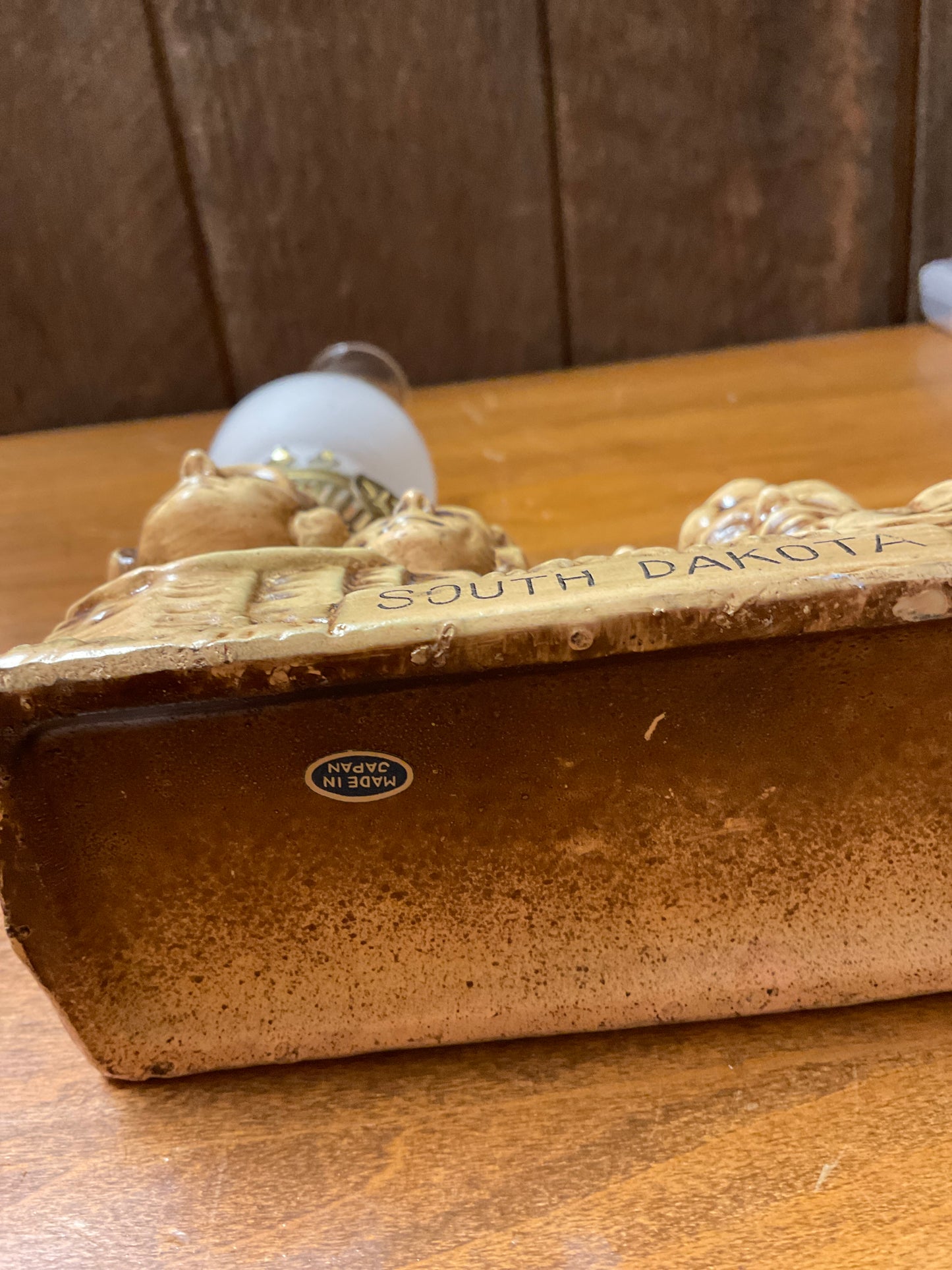 Vintage South Dakota Mini Oil Lamp