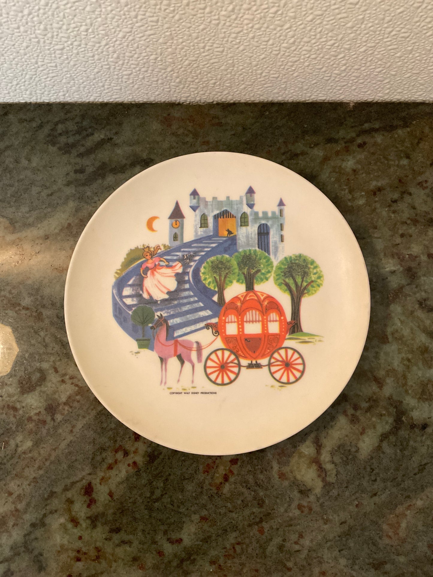 Vintage Walt Disney Productions Plate