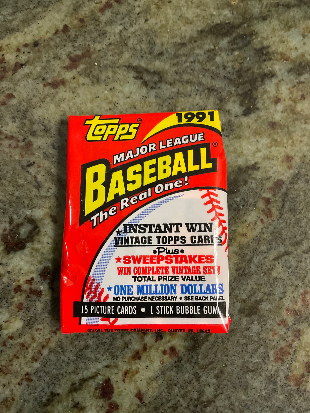 1991 Topps Major League Baseball Cards