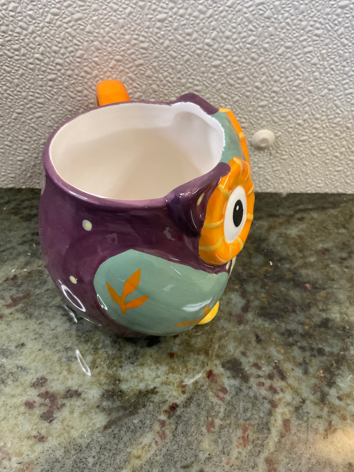 Ceramic Owl Coffee Cup