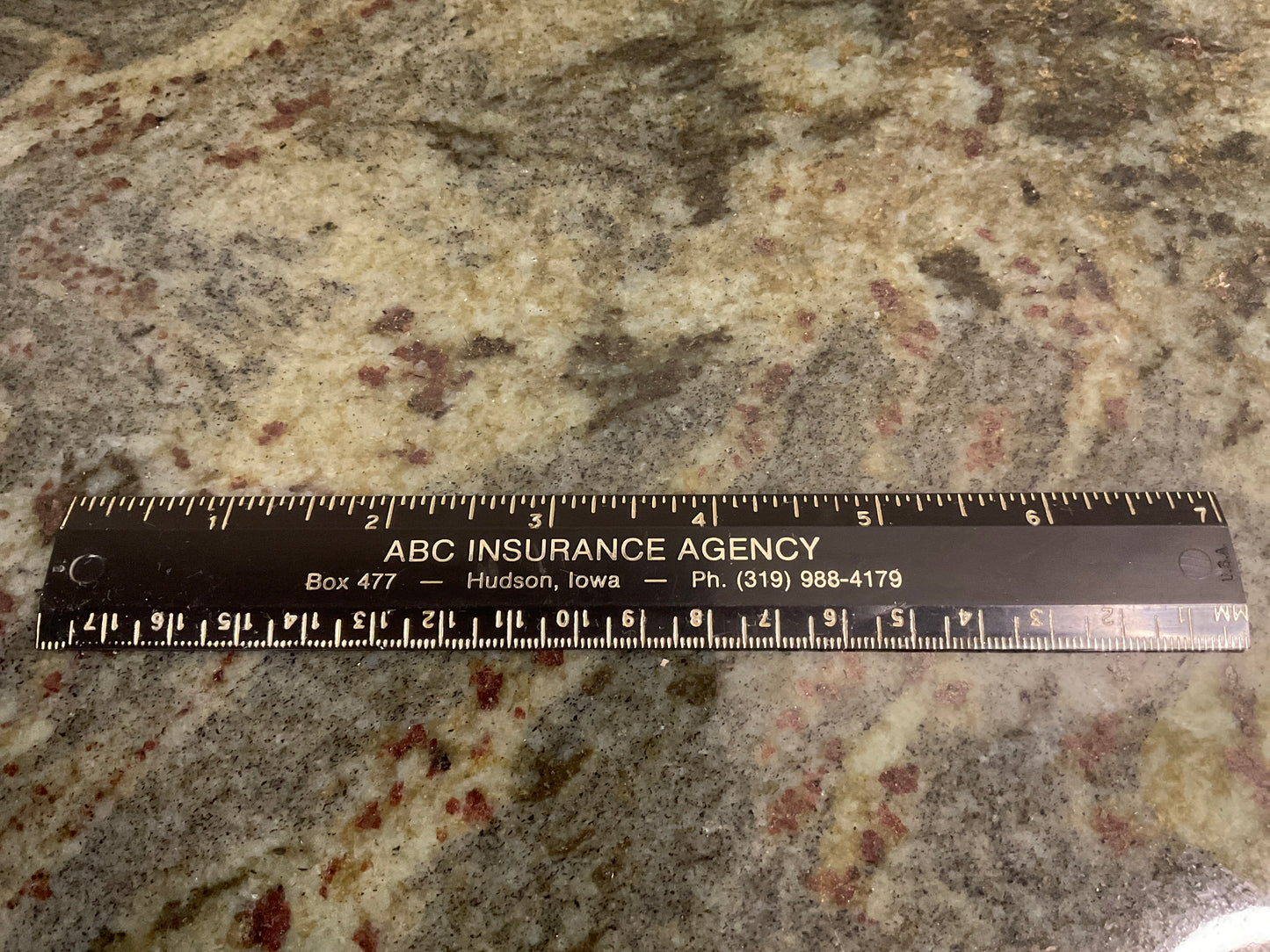 ABC Insurance Agency 7” Plastic Ruler
