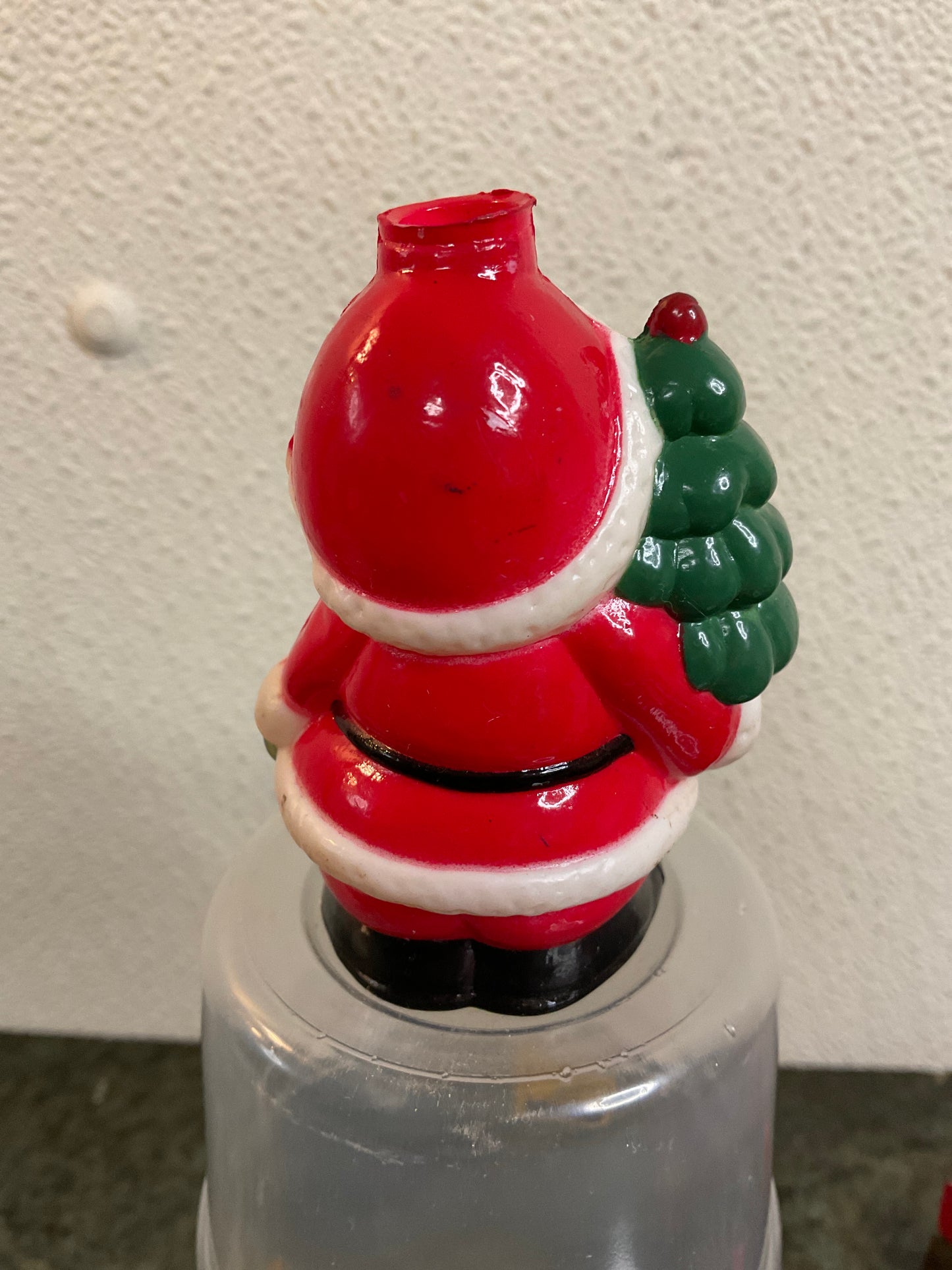Vintage Santa Blow Mold Light Cover