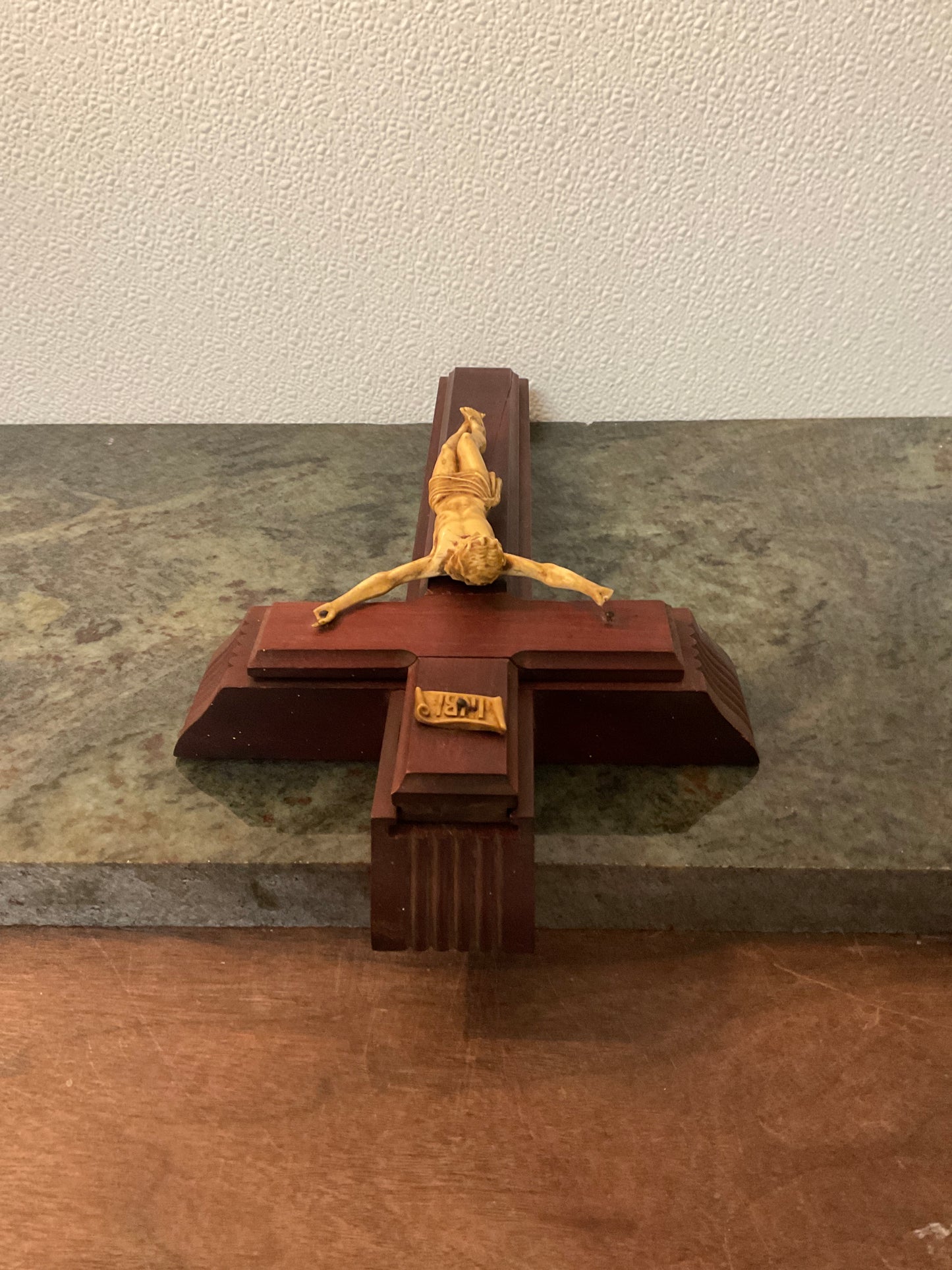 Vintage Wooden Crucifix