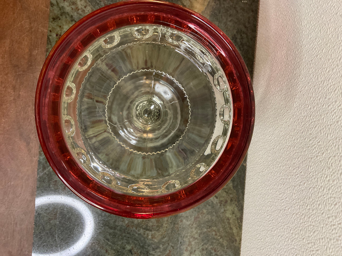 Vintage Indiana Glass Kings Crown Candy Dish