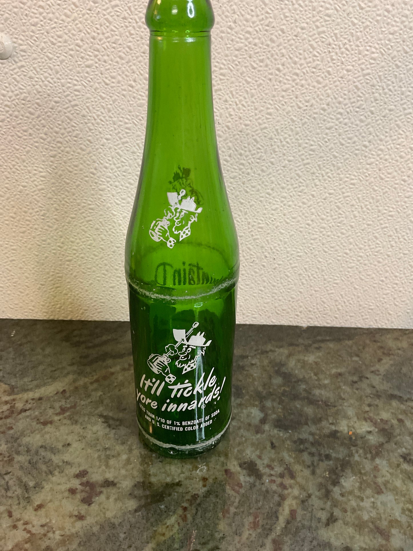 Vintage Mountain Dew Soda Bottle