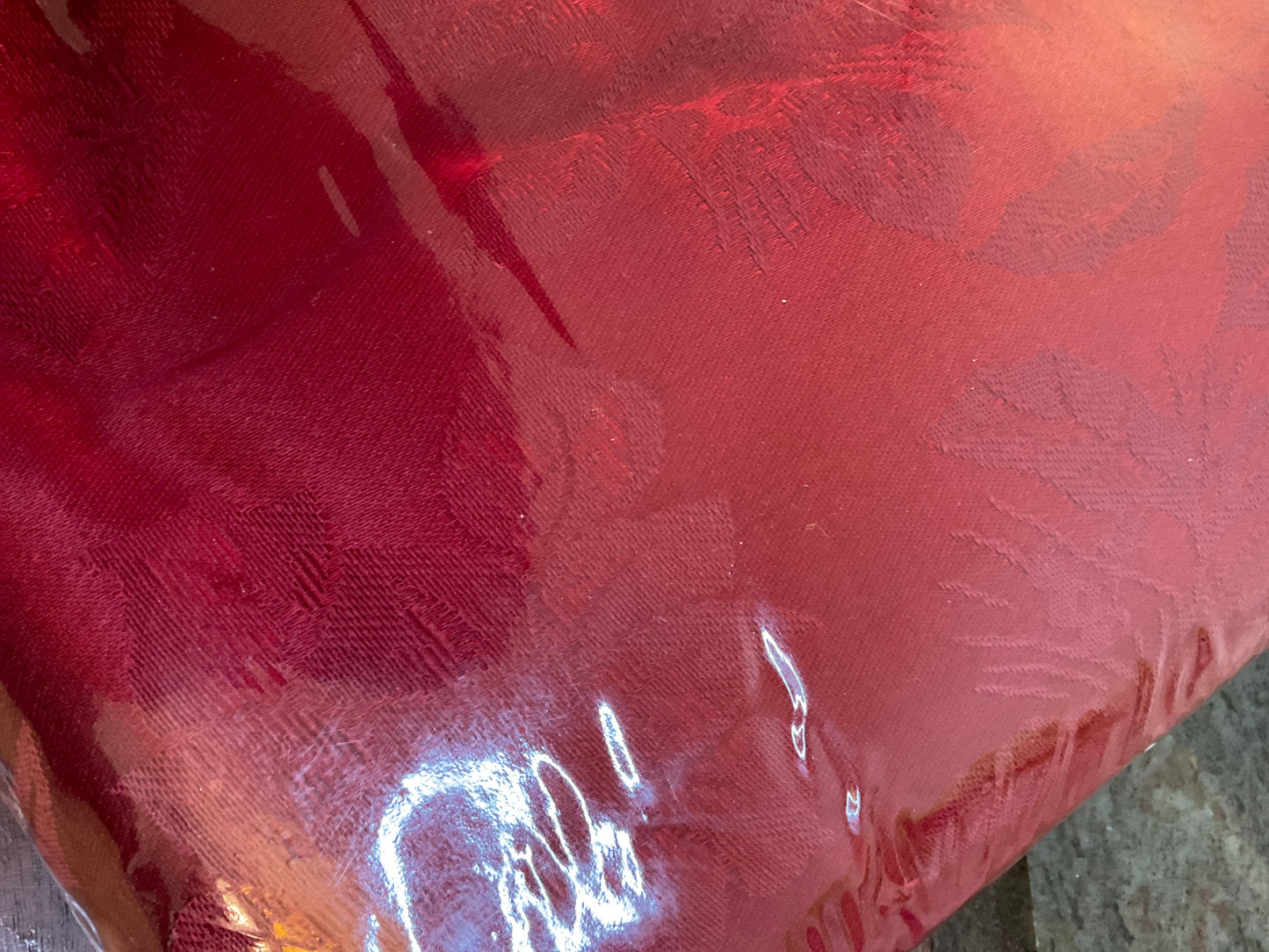 New Holiday Red 70”x108” Oval Tablecloth